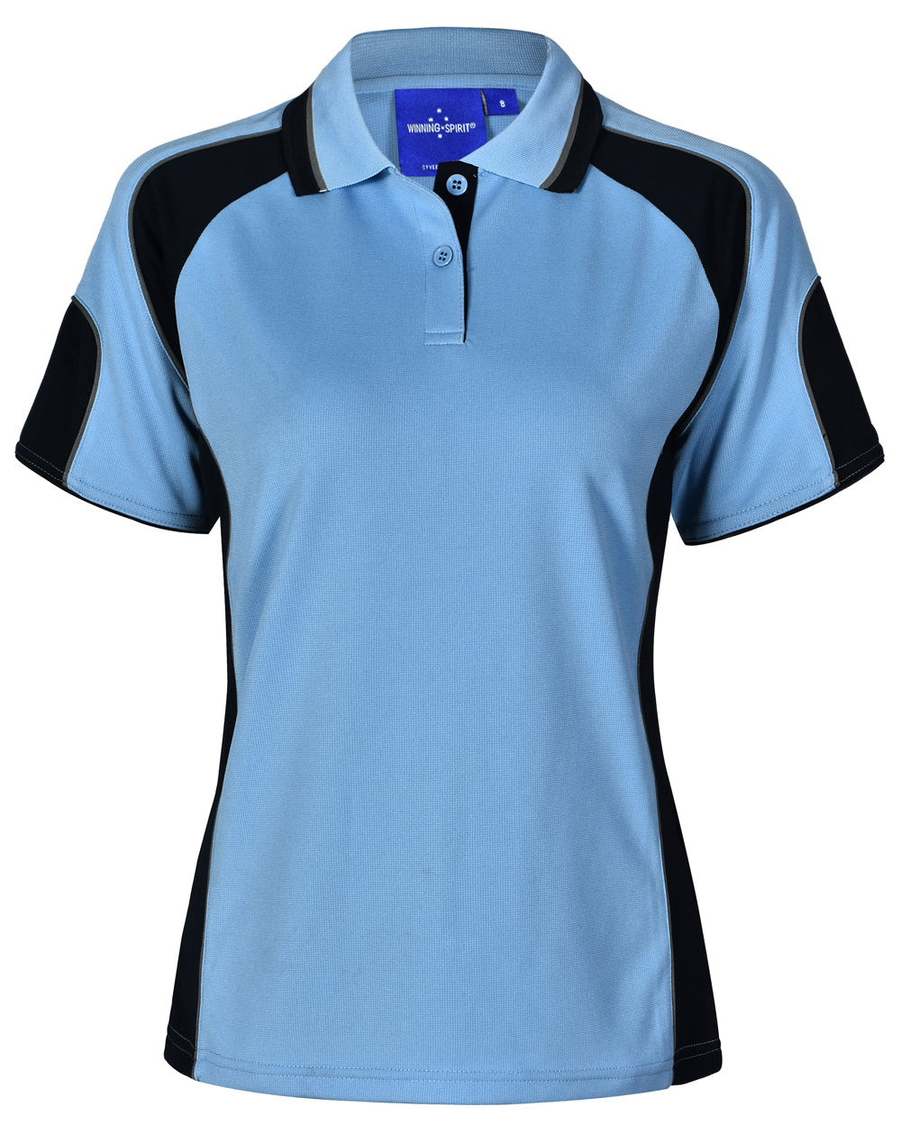 [PS62] Ladies' Cooldry Contrast Polo With Sleeve Panel