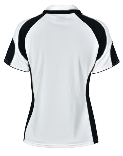 [PS62] Ladies' Cooldry Contrast Polo With Sleeve Panel
