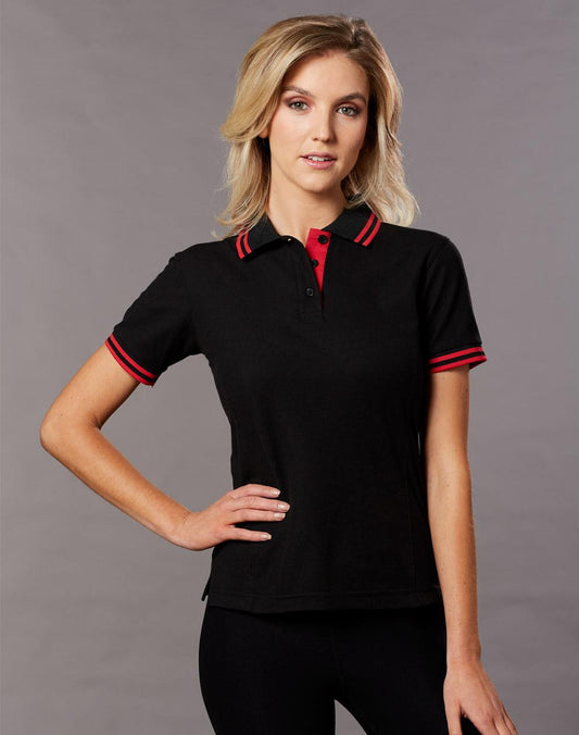 [PS66] Ladies' Truedry Contrast S/S Polo