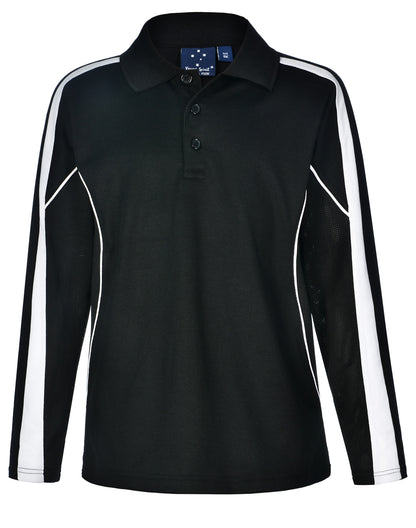 [PS69K] Kids' TrueDry Long Sleeve Polo