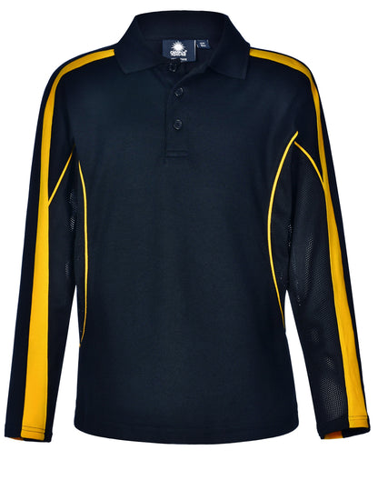 [PS69K] Kids' TrueDry Long Sleeve Polo