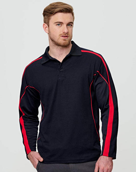[PS69] Men's TrueDry Long Sleeve Polo