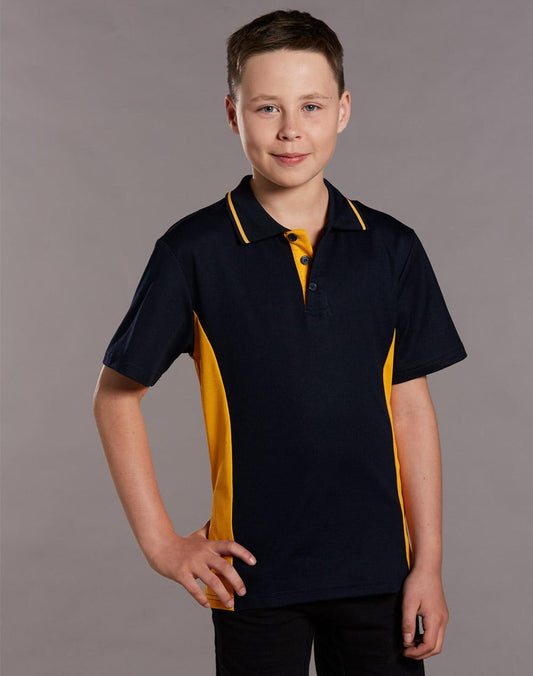 [PS73K] Kids' TrueDry Contrast S/S Polo