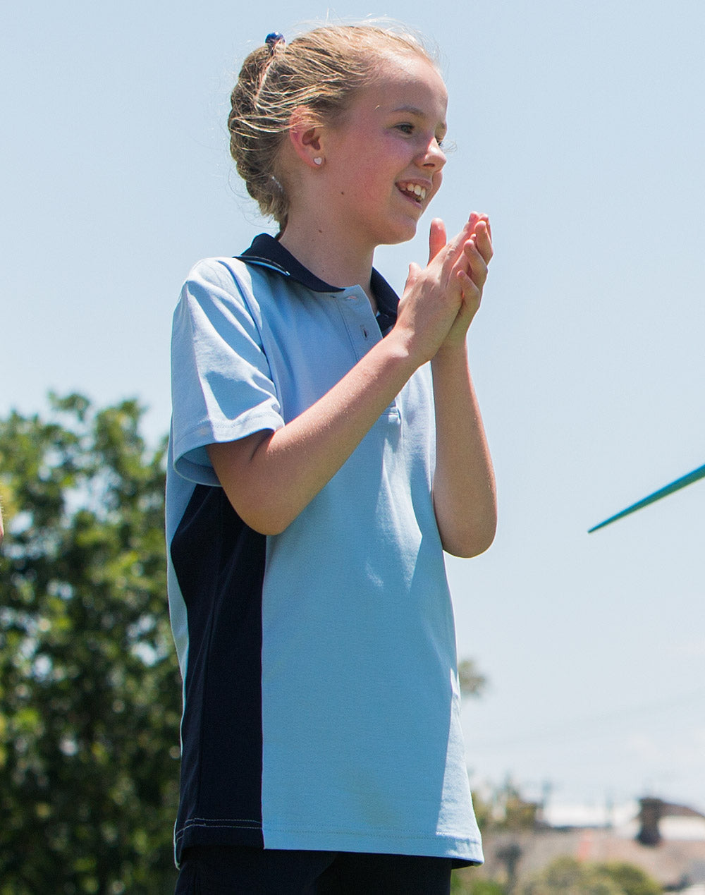[PS73K] Kids' TrueDry Contrast S/S Polo