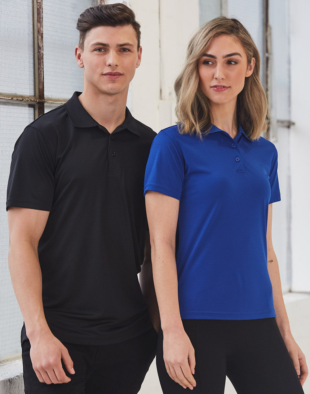 [PS75] Men's Cooldry Textured Polo