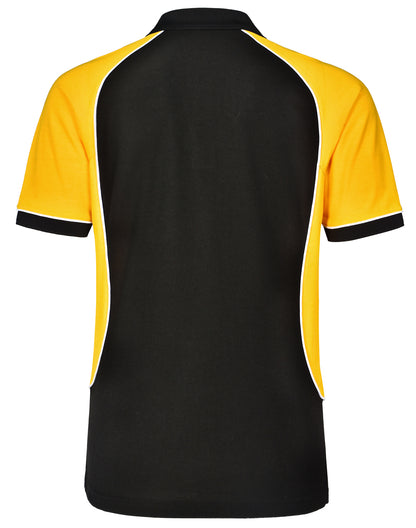 [PS77] Men's TrueDry Tri-colour S/S Pique Polo