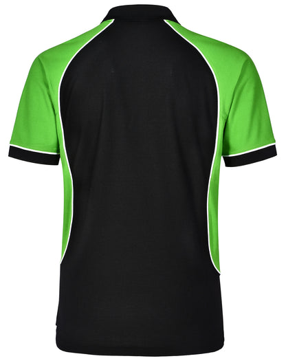 [PS77] Men's TrueDry Tri-colour S/S Pique Polo