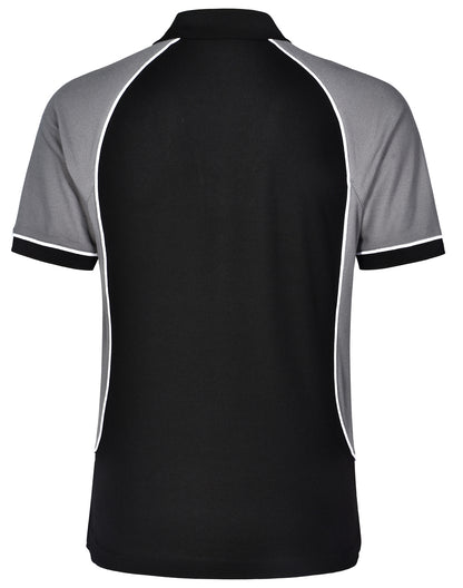 [PS77] Men's TrueDry Tri-colour S/S Pique Polo