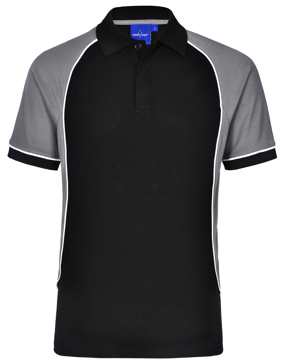[PS77] Men's TrueDry Tri-colour S/S Pique Polo