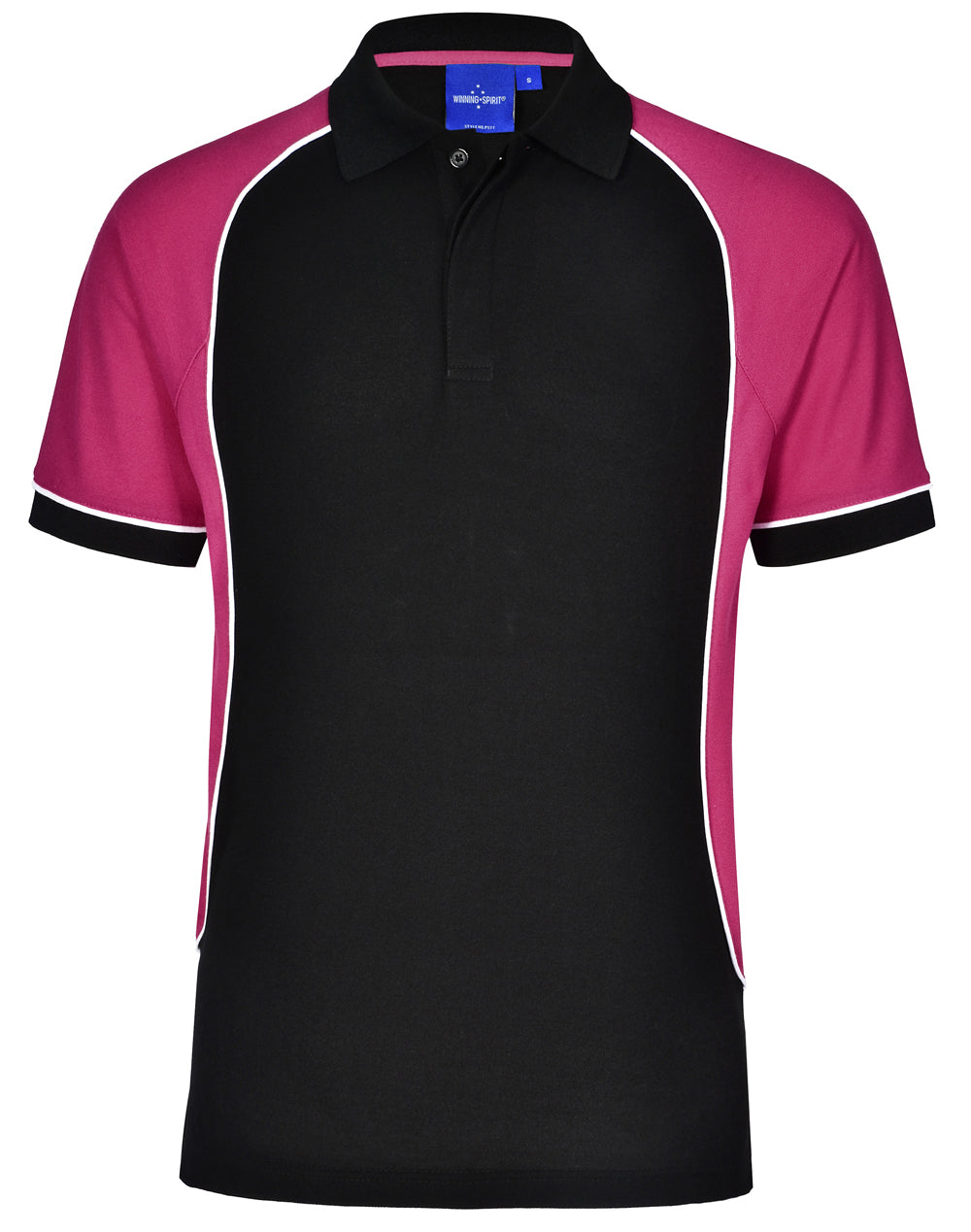 [PS77] Men's TrueDry Tri-colour S/S Pique Polo