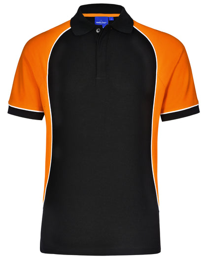 [PS77] Men's TrueDry Tri-colour S/S Pique Polo