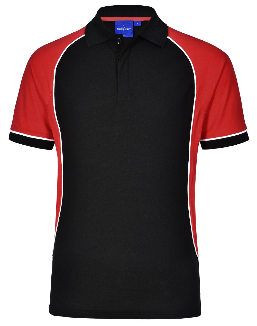 [PS77] Men's TrueDry Tri-colour S/S Pique Polo
