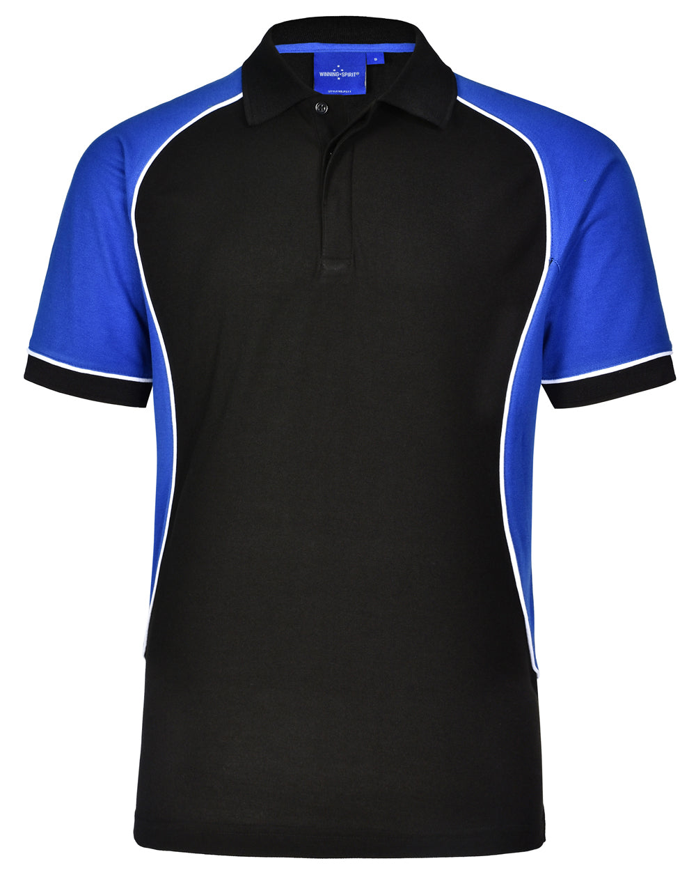 [PS77] Men's TrueDry Tri-colour S/S Pique Polo