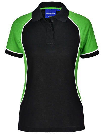 [PS78] Ladies' TrueDry Tri-colour S/S Pique Polo
