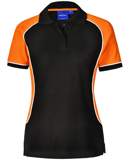 [PS78] Ladies' TrueDry Tri-colour S/S Pique Polo
