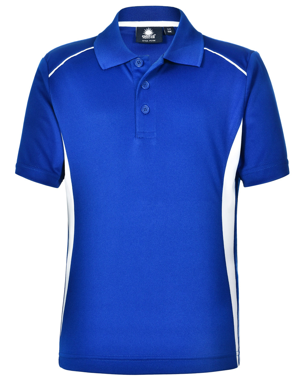 [PS79K] Kids' Cooldry S/S Contrast Interlock Polo