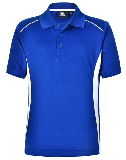 [PS79K] Kids' Cooldry S/S Contrast Interlock Polo