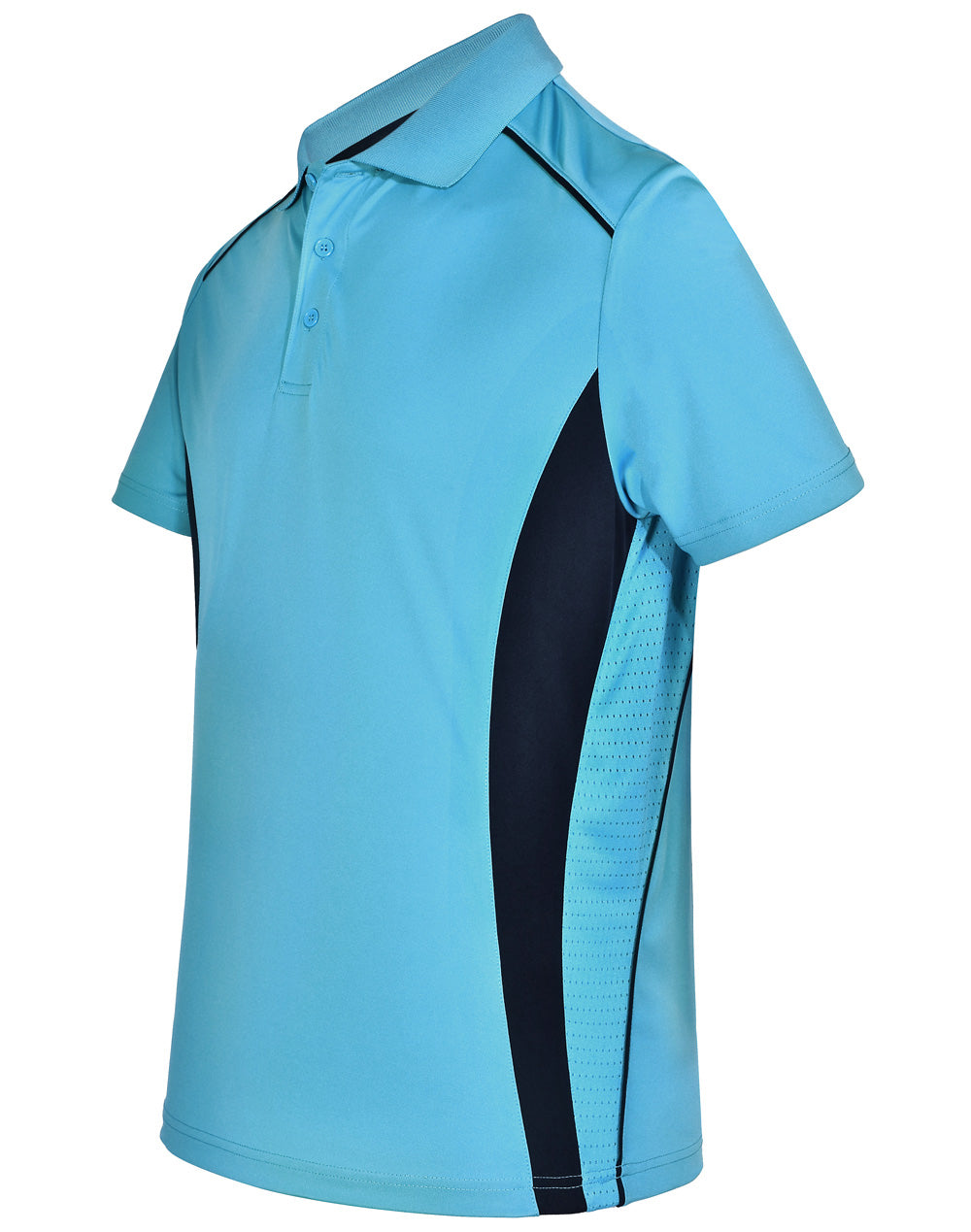 [PS79] Men's Cooldry S/S Contrast Interlock Polo