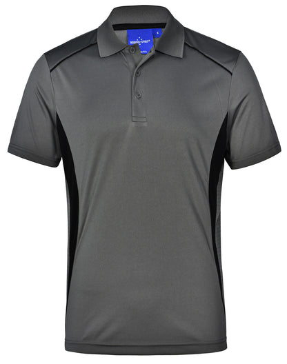 [PS79] Men's Cooldry S/S Contrast Interlock Polo