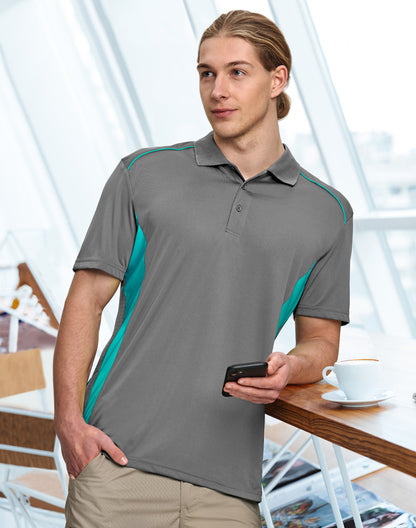 [PS79] Men's Cooldry S/S Contrast Interlock Polo