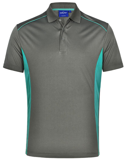[PS79] Men's Cooldry S/S Contrast Interlock Polo