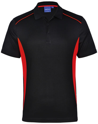 [PS79] Men's Cooldry S/S Contrast Interlock Polo