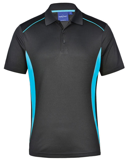 [PS79] Men's Cooldry S/S Contrast Interlock Polo