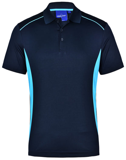 [PS79] Men's Cooldry S/S Contrast Interlock Polo