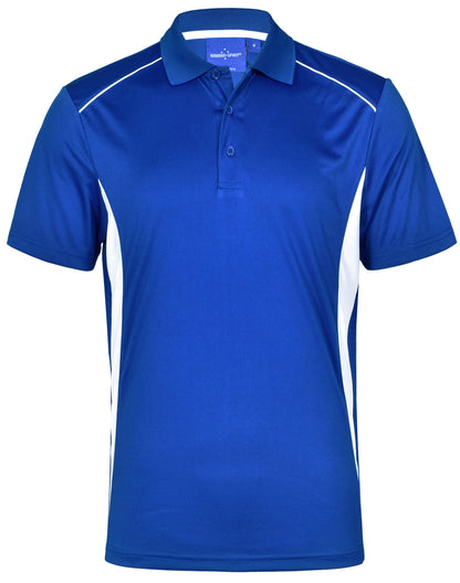 [PS79] Men's Cooldry S/S Contrast Interlock Polo