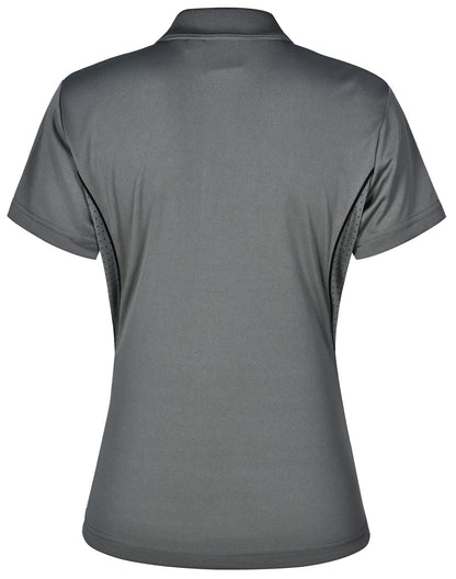 [PS80] Ladies' Cooldry S/S Contrast Interlock Polo