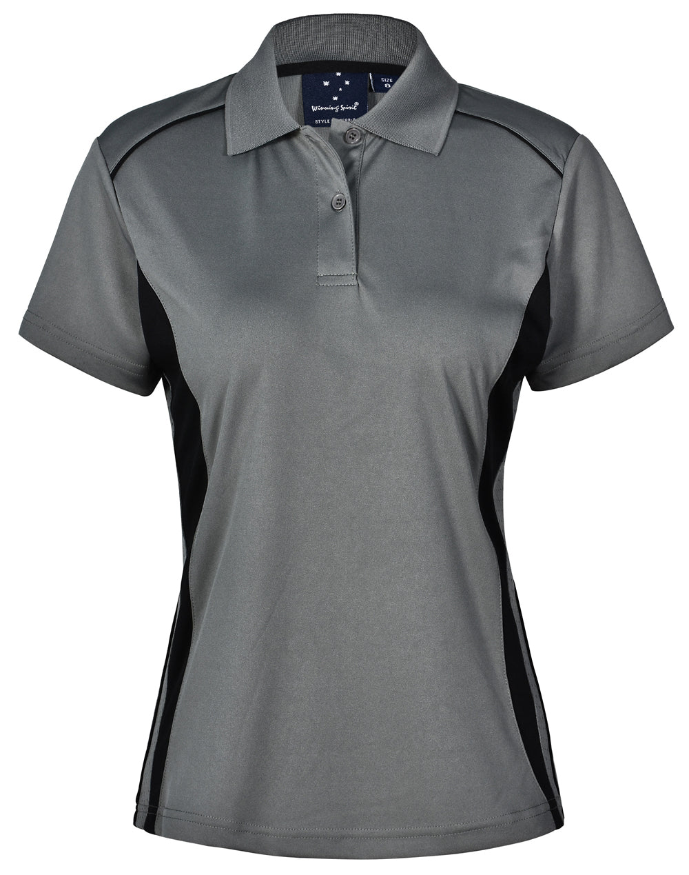 [PS80] Ladies' Cooldry S/S Contrast Interlock Polo