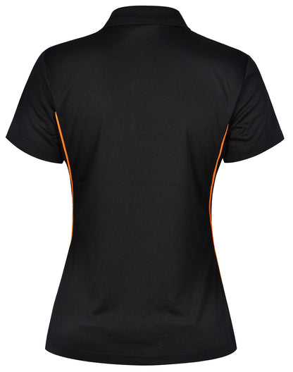 [PS80] Ladies' Cooldry S/S Contrast Interlock Polo