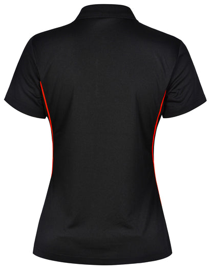 [PS80] Ladies' Cooldry S/S Contrast Interlock Polo