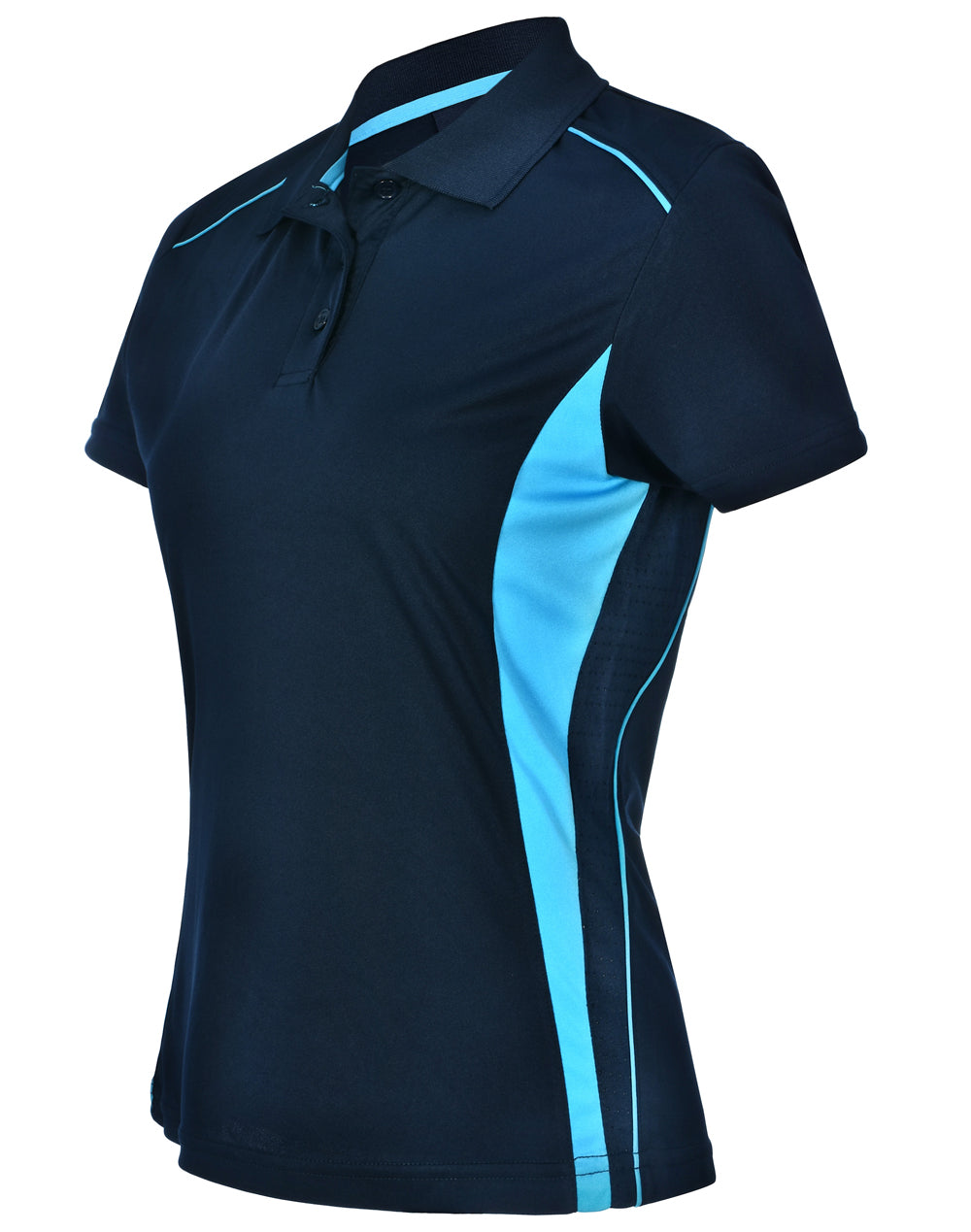 [PS80] Ladies' Cooldry S/S Contrast Interlock Polo