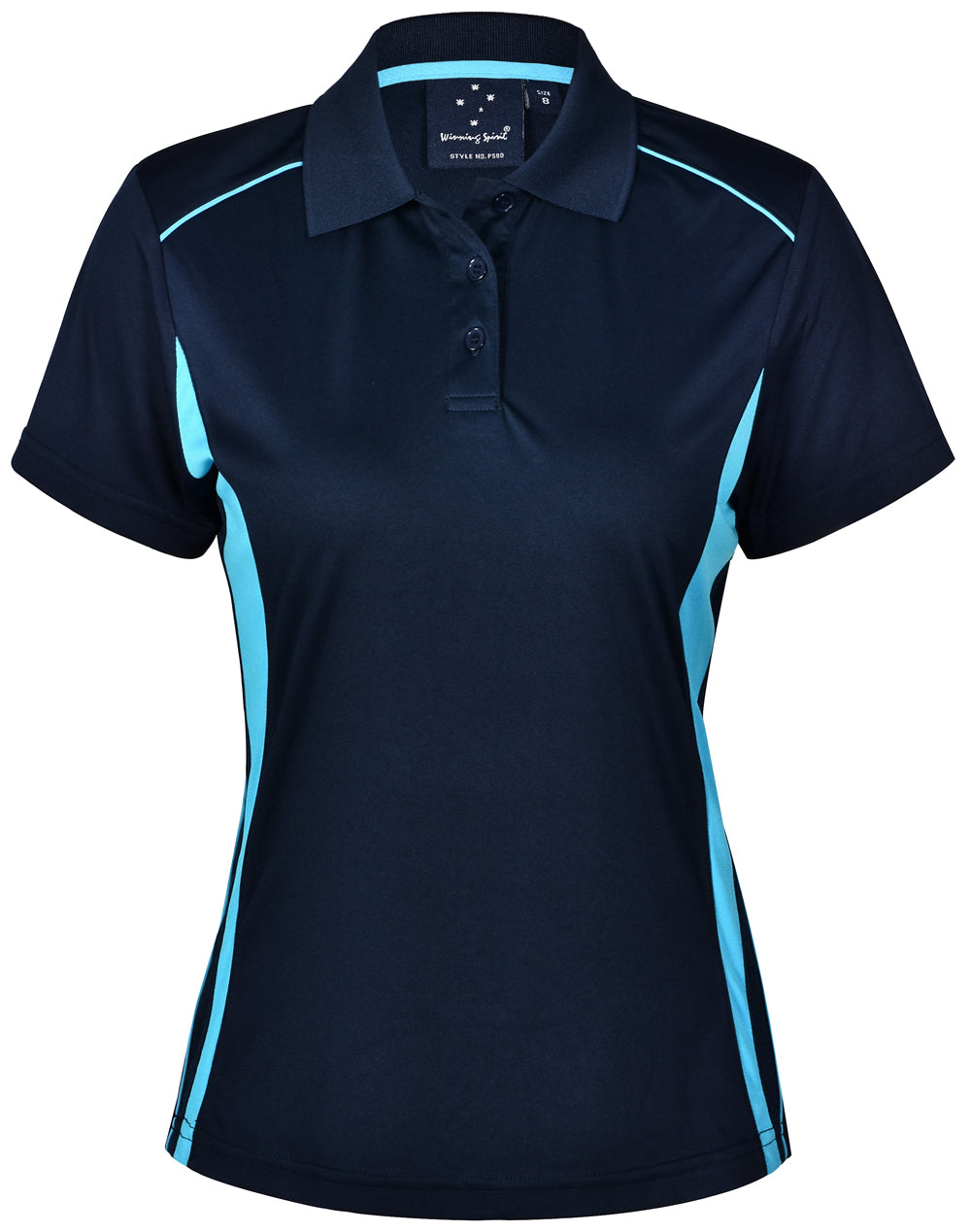 [PS80] Ladies' Cooldry S/S Contrast Interlock Polo