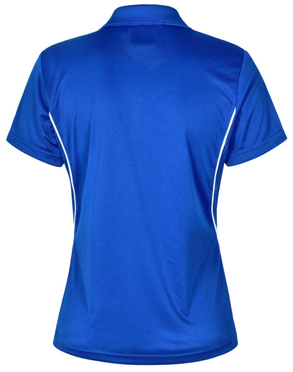 [PS80] Ladies' Cooldry S/S Contrast Interlock Polo