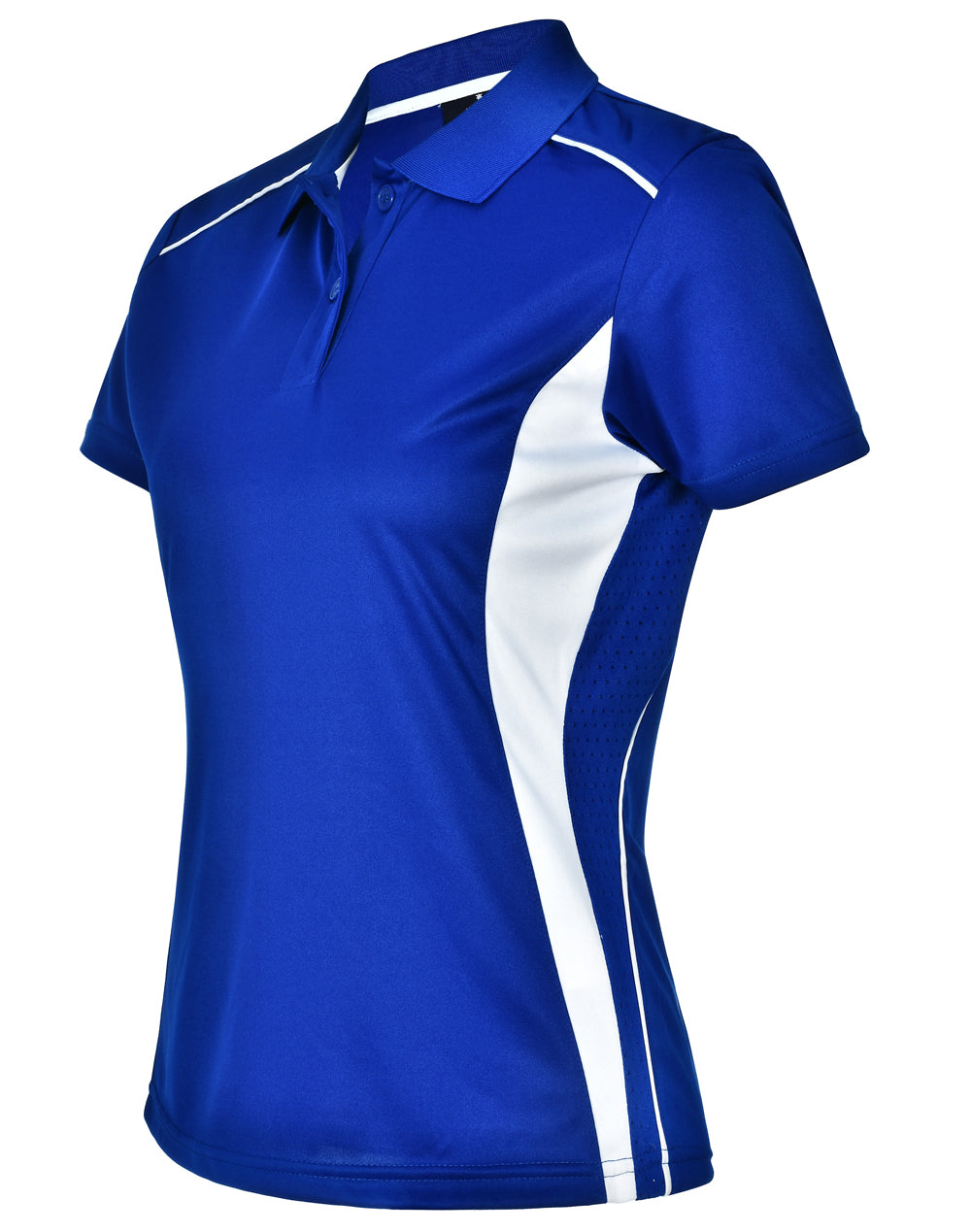 [PS80] Ladies' Cooldry S/S Contrast Interlock Polo