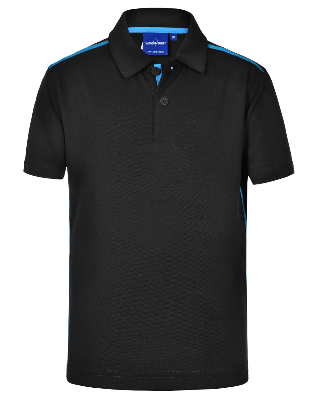 [PS83K] Kids' Ultra Dry Short Sleeve Contrast Polo