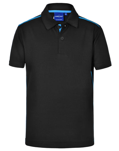 [PS83K] Kids' Ultra Dry Short Sleeve Contrast Polo