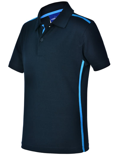 [PS83K] Kids' Ultra Dry Short Sleeve Contrast Polo
