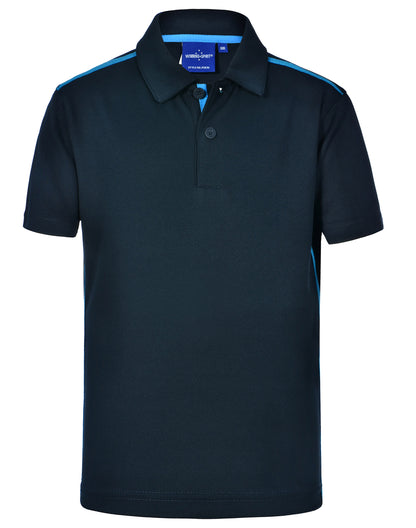 [PS83K] Kids' Ultra Dry Short Sleeve Contrast Polo