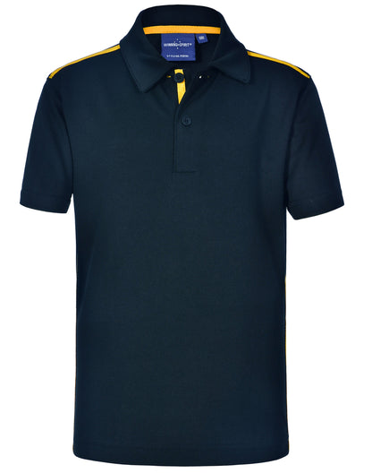 [PS83K] Kids' Ultra Dry Short Sleeve Contrast Polo