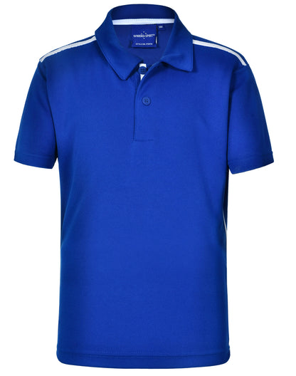 [PS83K] Kids' Ultra Dry Short Sleeve Contrast Polo
