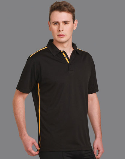 [PS83] Men's rapid cool short sleeve contrast polo