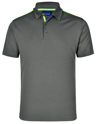 [PS83] Men's rapid cool short sleeve contrast polo