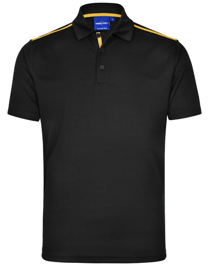 [PS83] Men's rapid cool short sleeve contrast polo