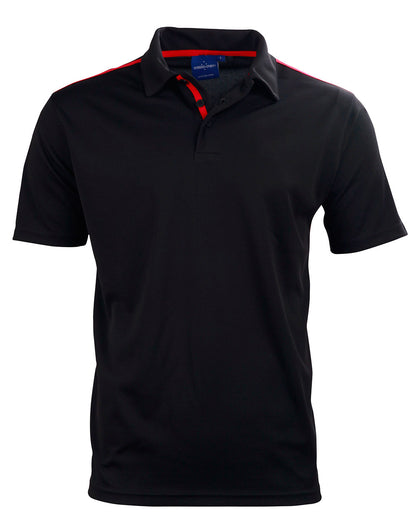 [PS83] Men's rapid cool short sleeve contrast polo