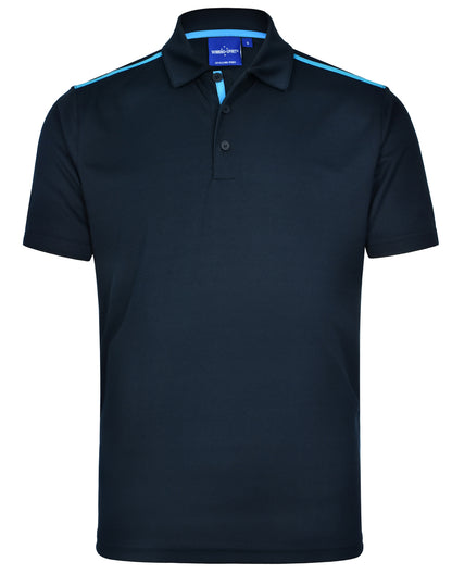 [PS83] Men's rapid cool short sleeve contrast polo