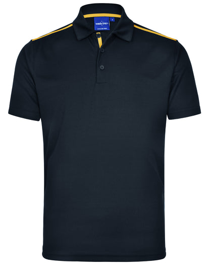 [PS83] Men's rapid cool short sleeve contrast polo