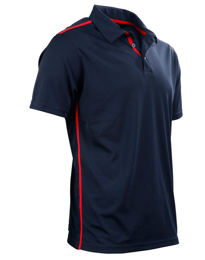 [PS83] Men's rapid cool short sleeve contrast polo